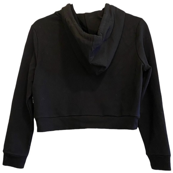 💐GOOD AMERICAN Crop Scuba Hoodie size M (Good American size 2) - Picture 8 of 11